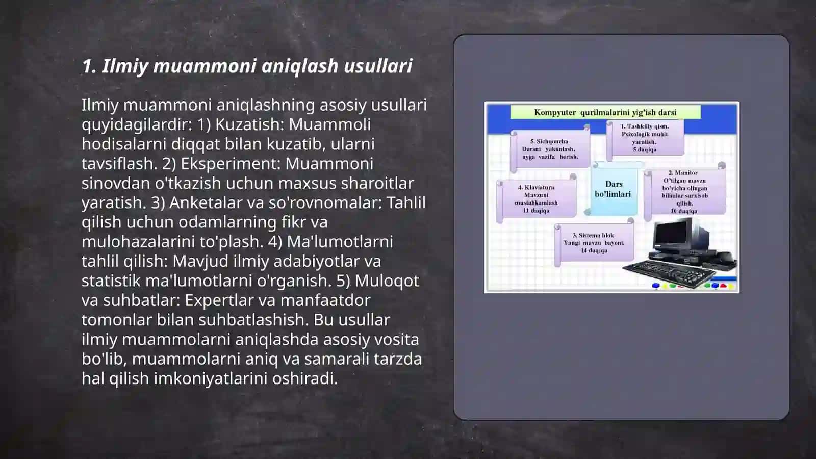Pedagogik ilmiy tadqiqotda ilmiy muammoning tutgan oʻrni 3
