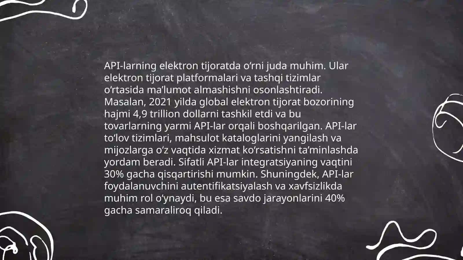Elektron tijoratda API xizmatlari va ularning foydasi 3