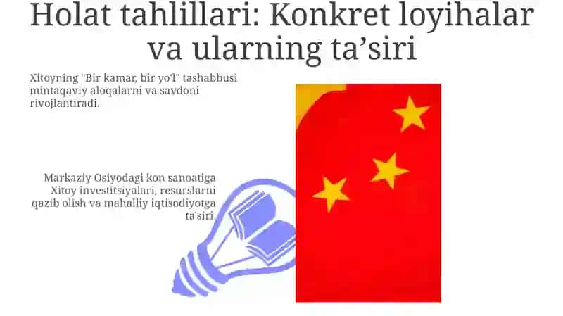 Markaziy Osiyo iqtisodiyotida Xitoyning órni 3