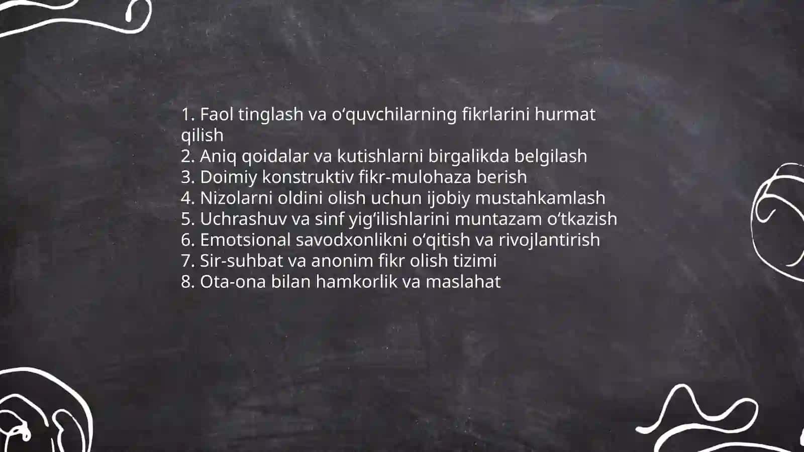 Oʻqituvchi va oʻquvchi oʻrtasidagi nizolarni oldini olish yoʻllari 3
