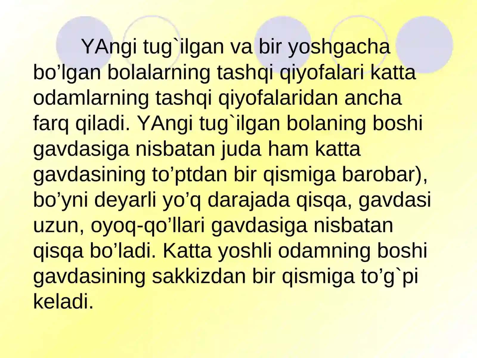 Chaqaloqlik va go'daklik davriga oid psixologik xususiyatlar 3