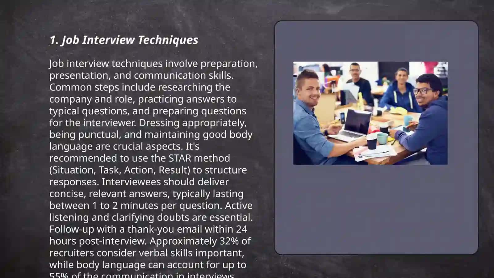 Job Interview Techniques 3