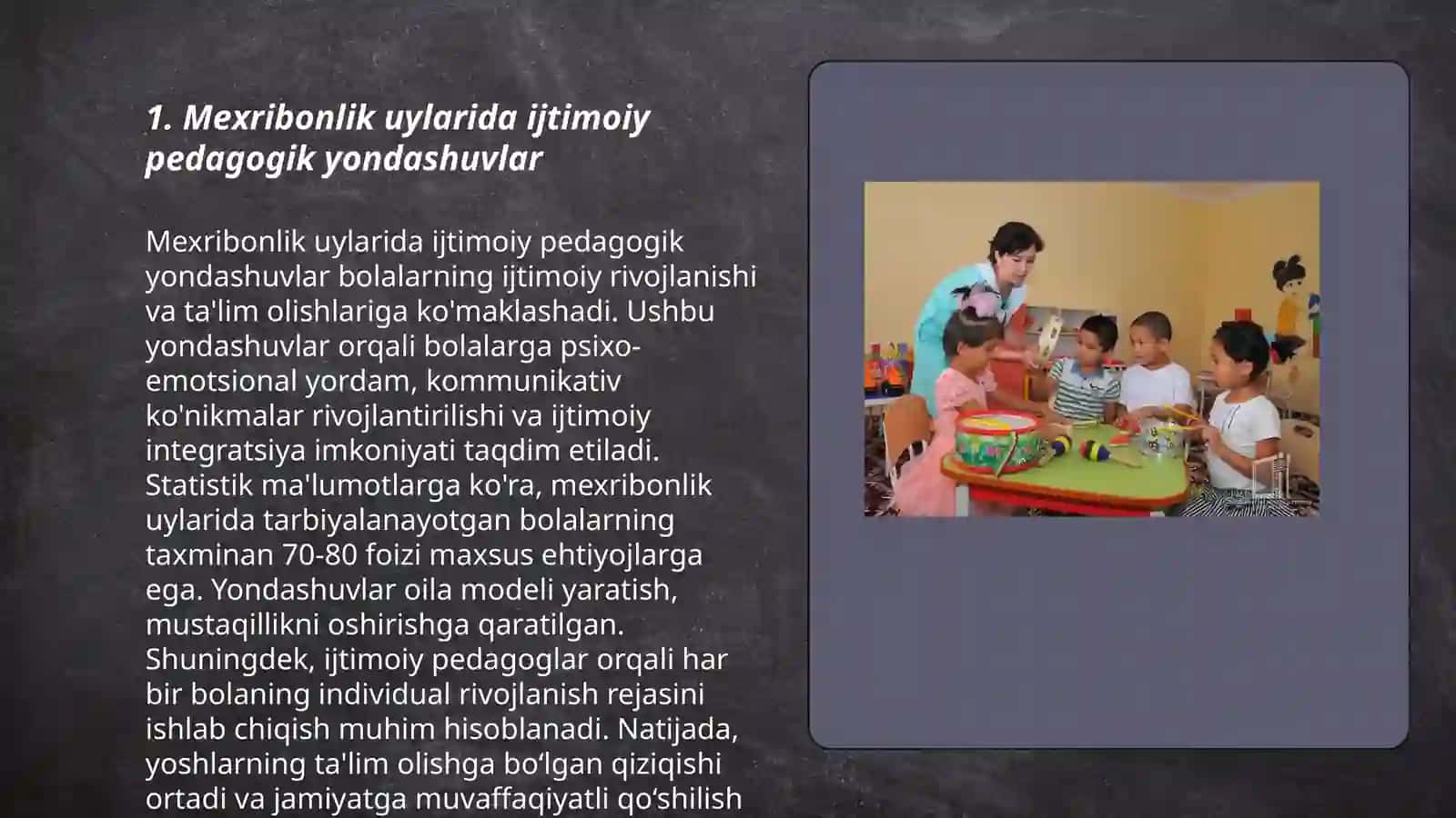 Mexribonlik uylaridagi ijtimoiy pedagogik faolyat 3