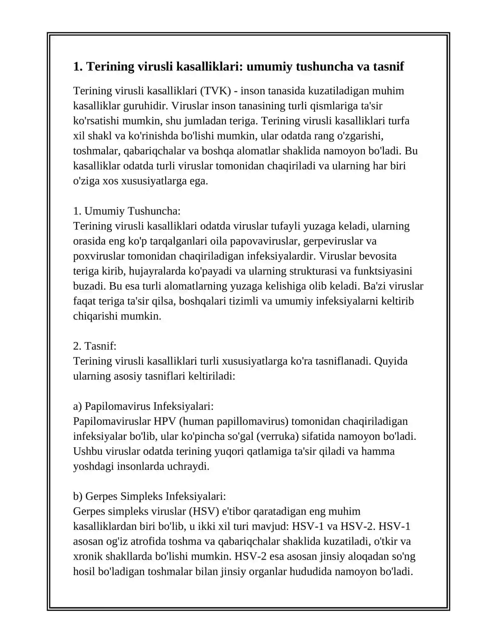TERINING VIRUSLI KASALLIKLARI HAQIDA 3