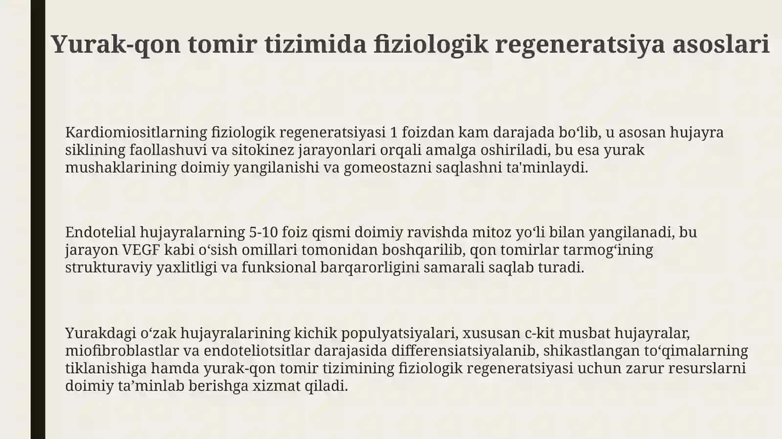 Yurak-qontomirlar tizimi davolashlar 3