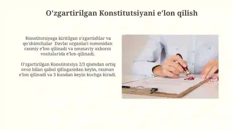 Konstitutsiyaning oʻzgartirish tartibi 3
