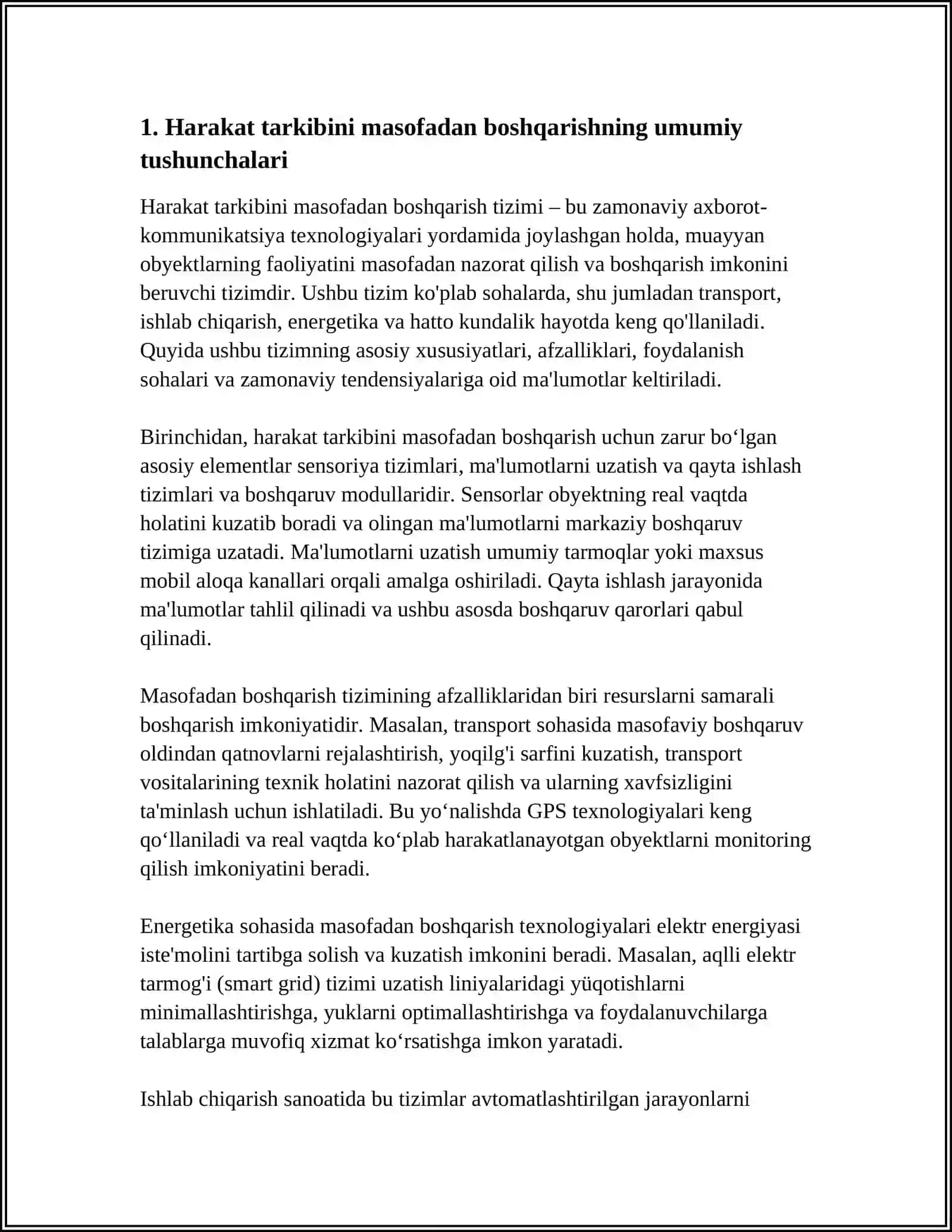 HARAKAT TARKIBINI MASOFADAN BOSHQARISHNING ZAMONAVIY USULLARI 3