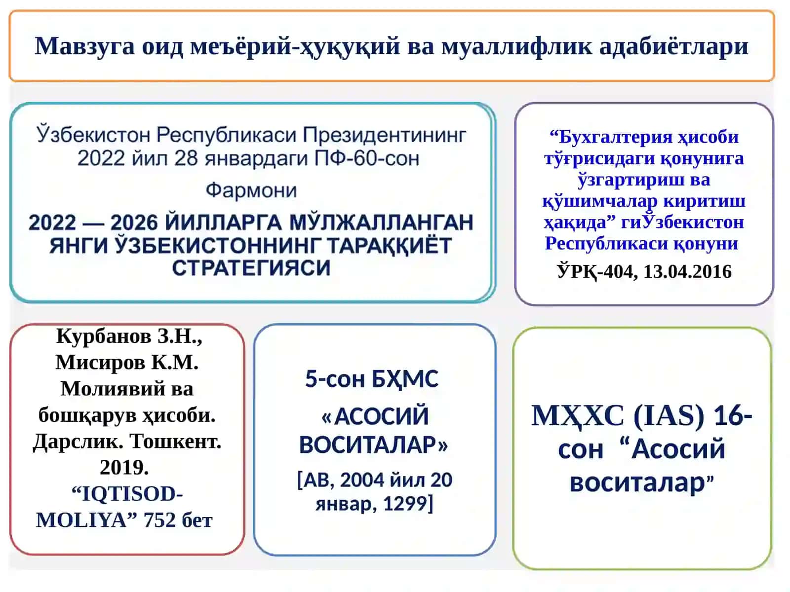 Uzoq Muddatli Aktivlar Hisobi 3