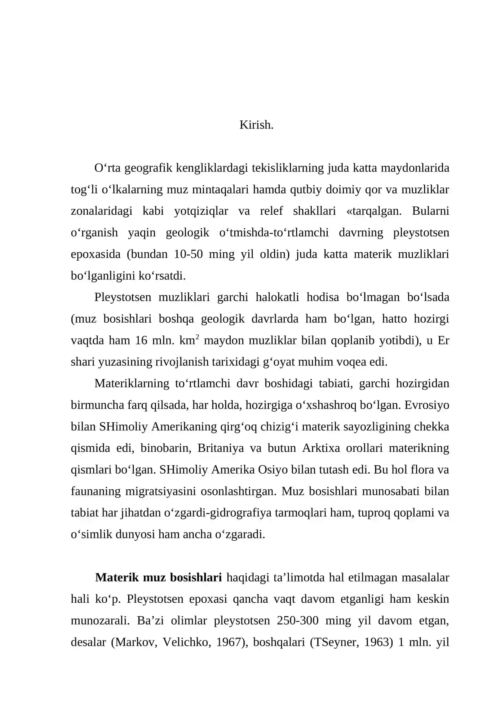 Muzliklar 3