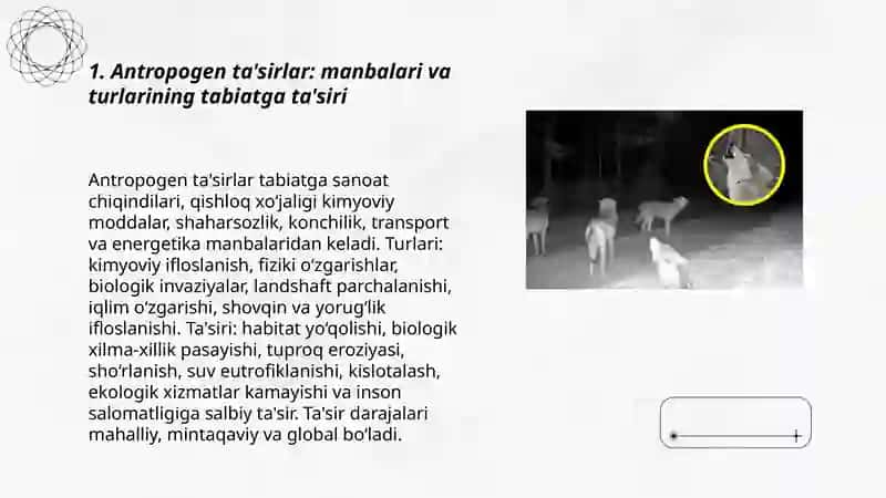 Antropogen o'zgargan tabiiy muhit va uni muhofaza qilish 3