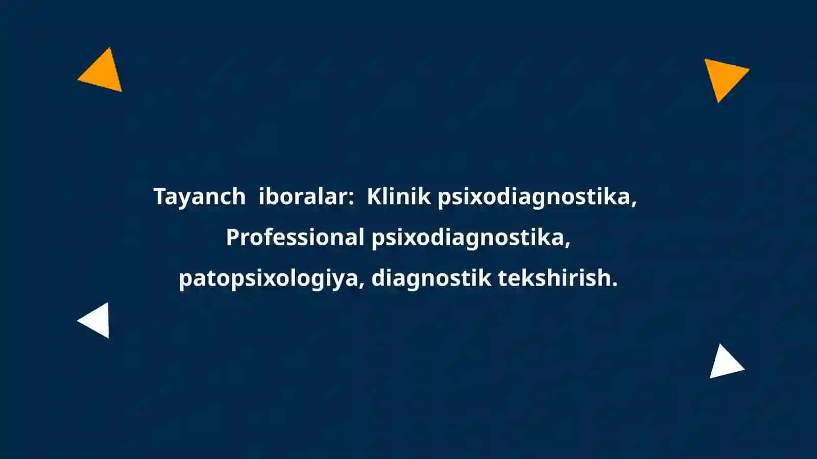 Klinik psixodiagnostika 3