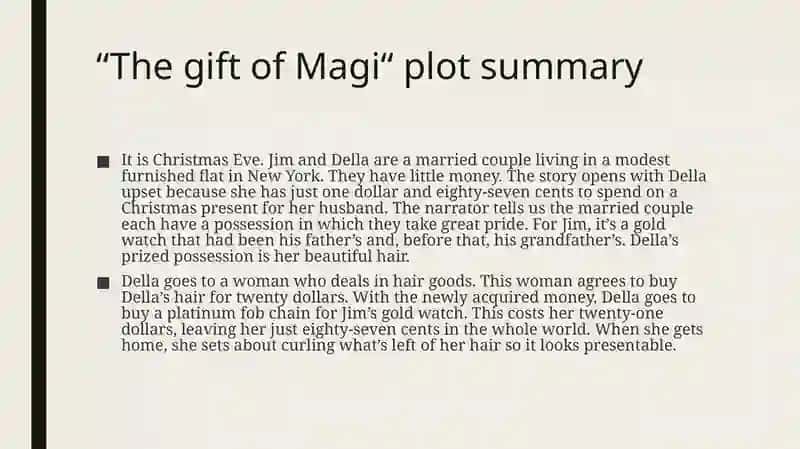 O. Henry the gift of Magi 3