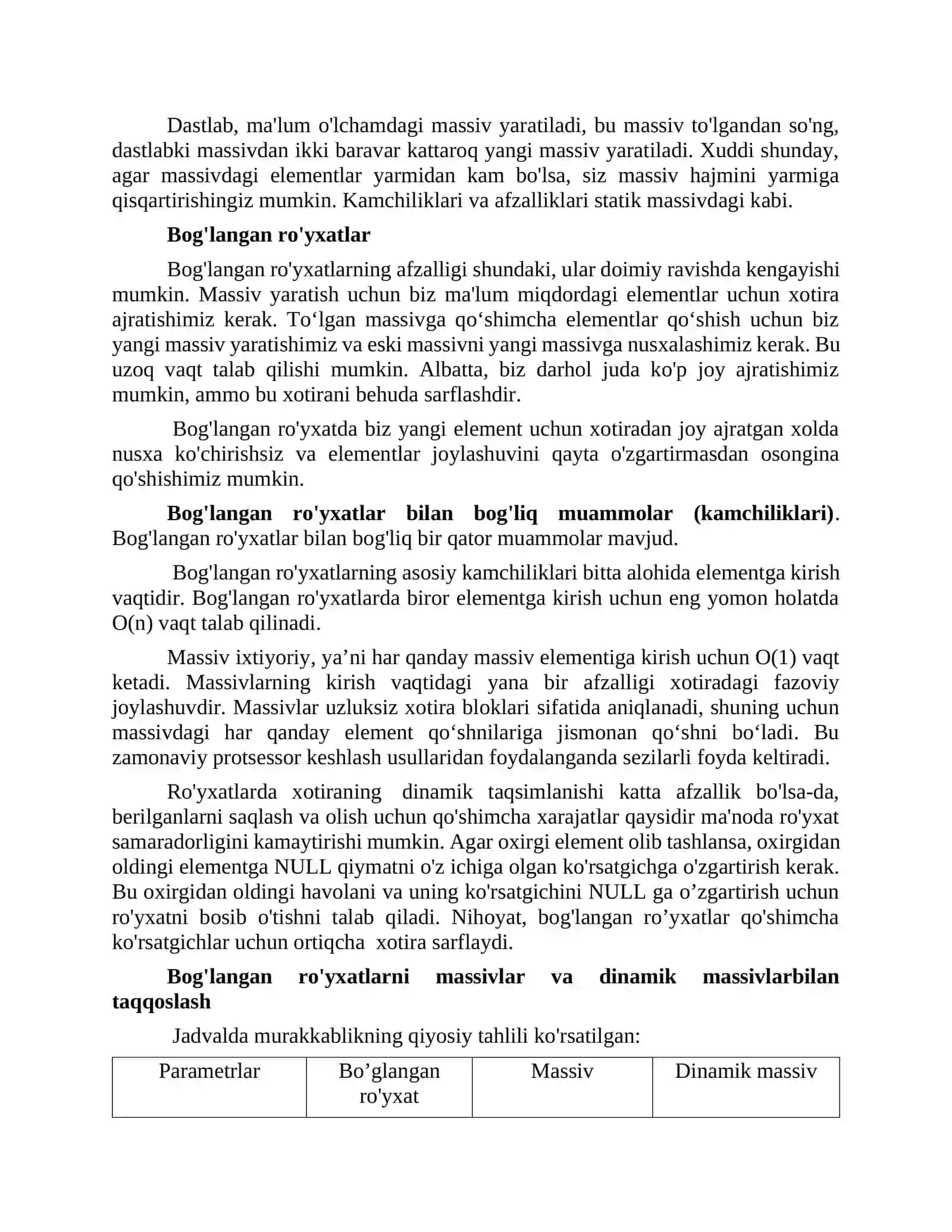 BO'LGAN RO'YXATLAR 3