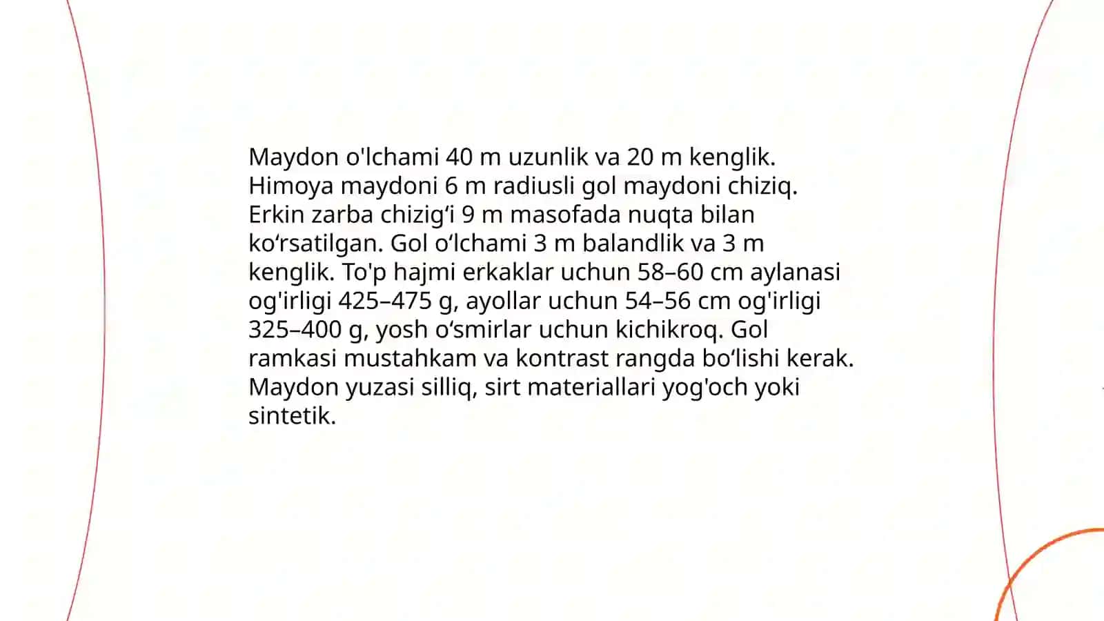 Gandbol o'yin qoidalari va gandbolchilarni texnik mahoratlarini oshirish 3