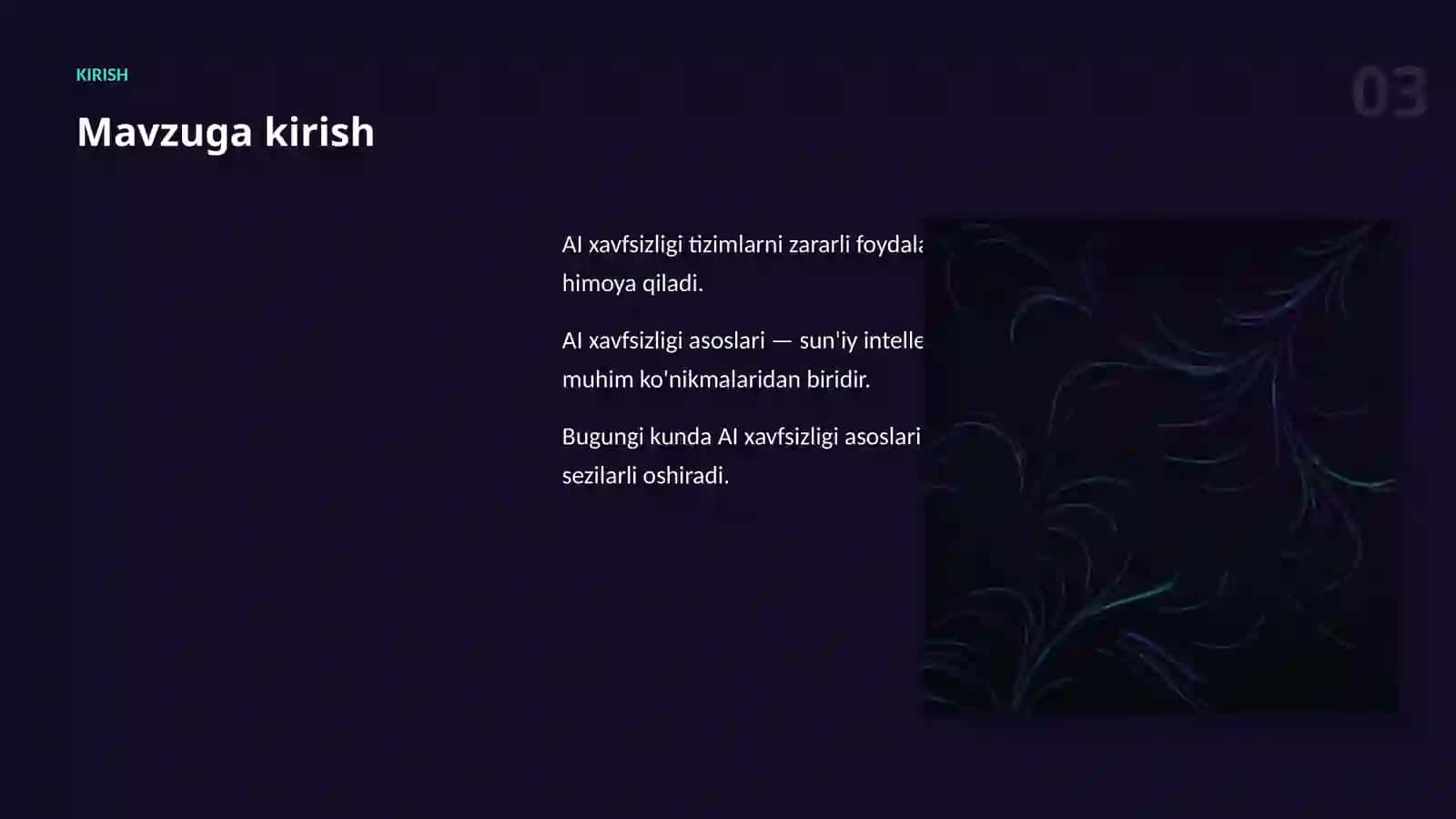 AI XAVFSIZLIGI 3