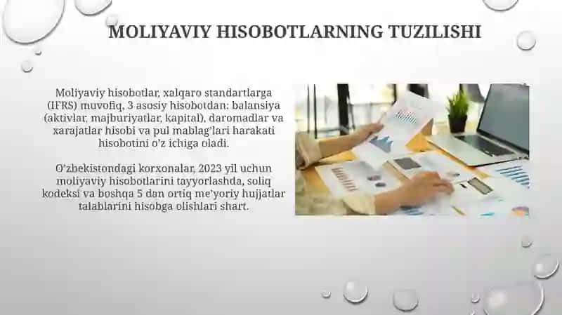 Moliyaviy hisobotning tarkibi va mazmuni 3
