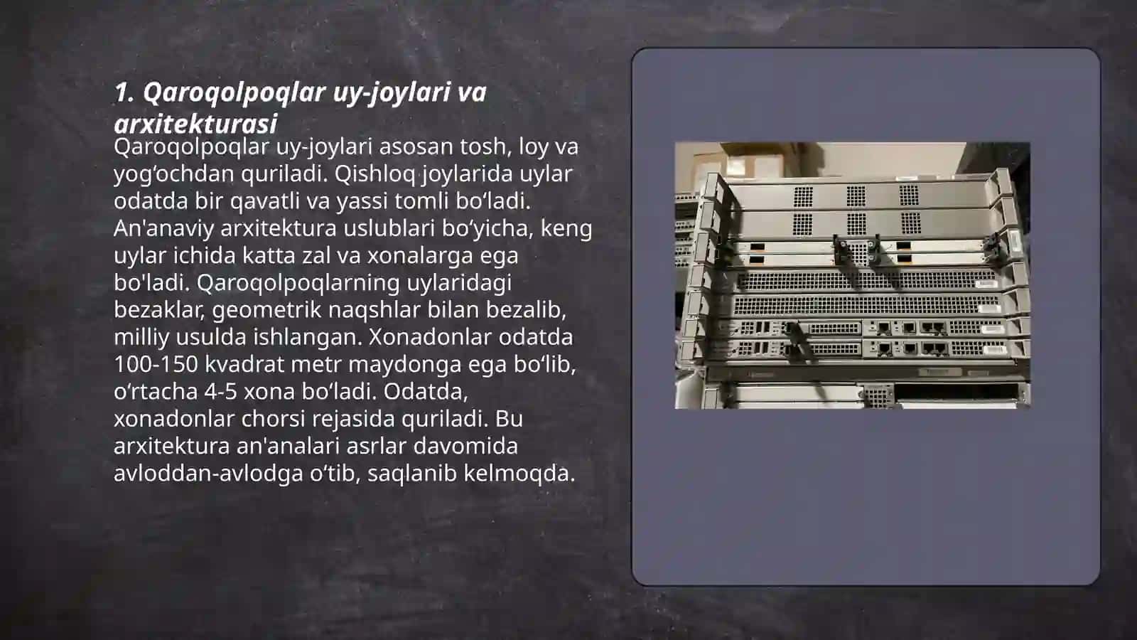 XIX asr ikkinchi yarmi _XXasr boshlarida qaroqolpoqlar turmush tarzi 3