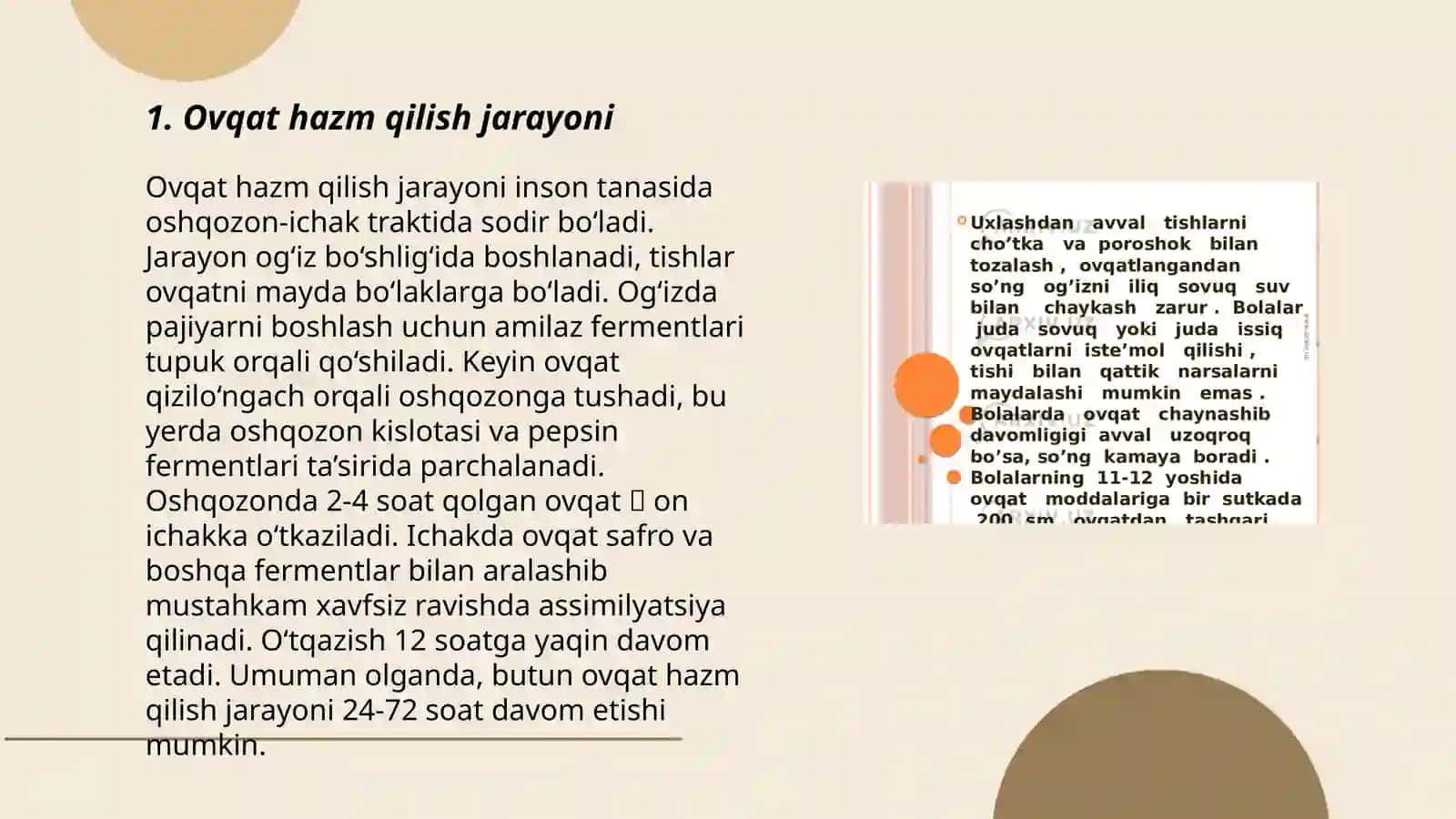 Ovqat hazm qilish tizimi 3