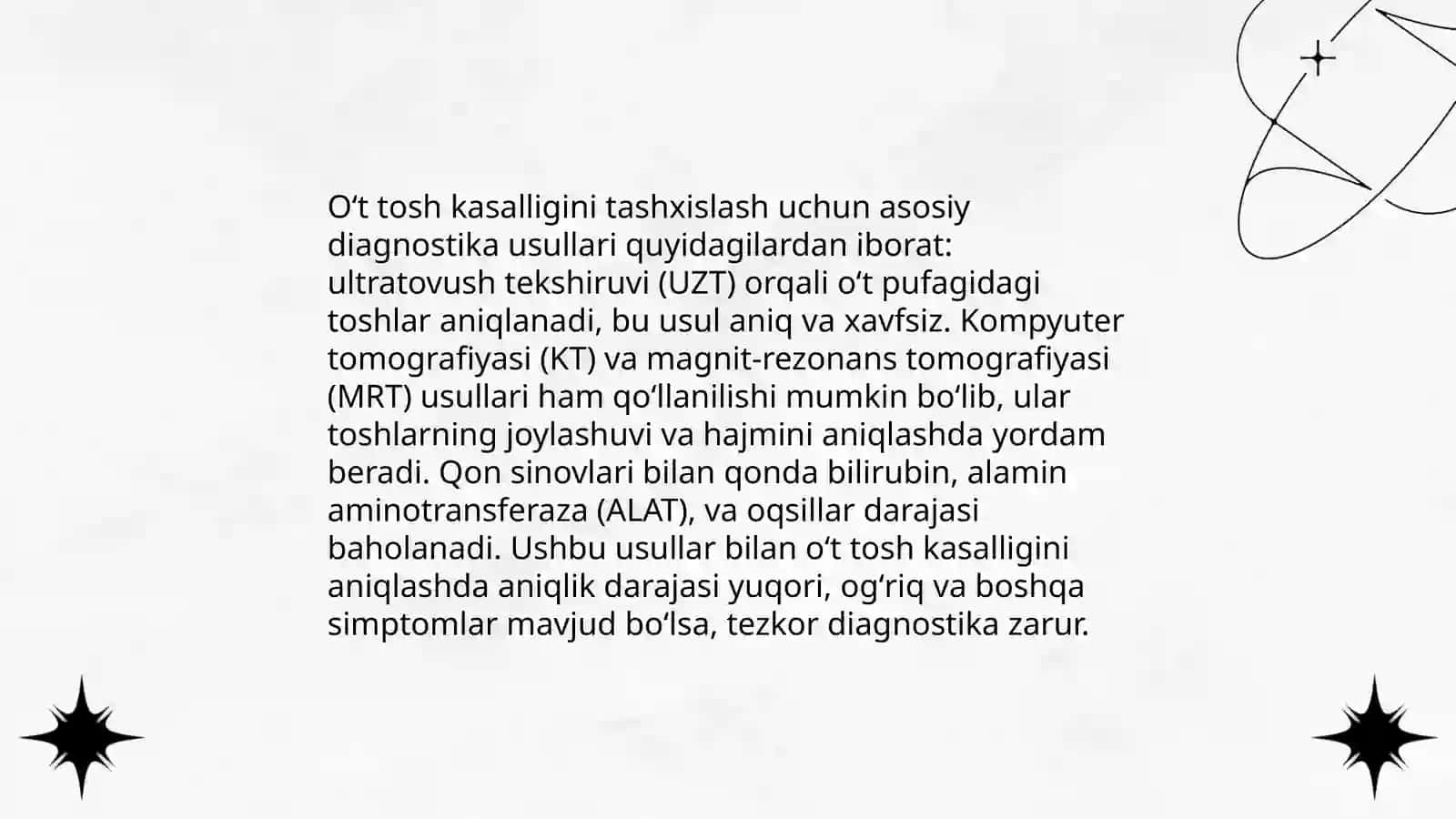 Oʻt tosh kasalligi 3