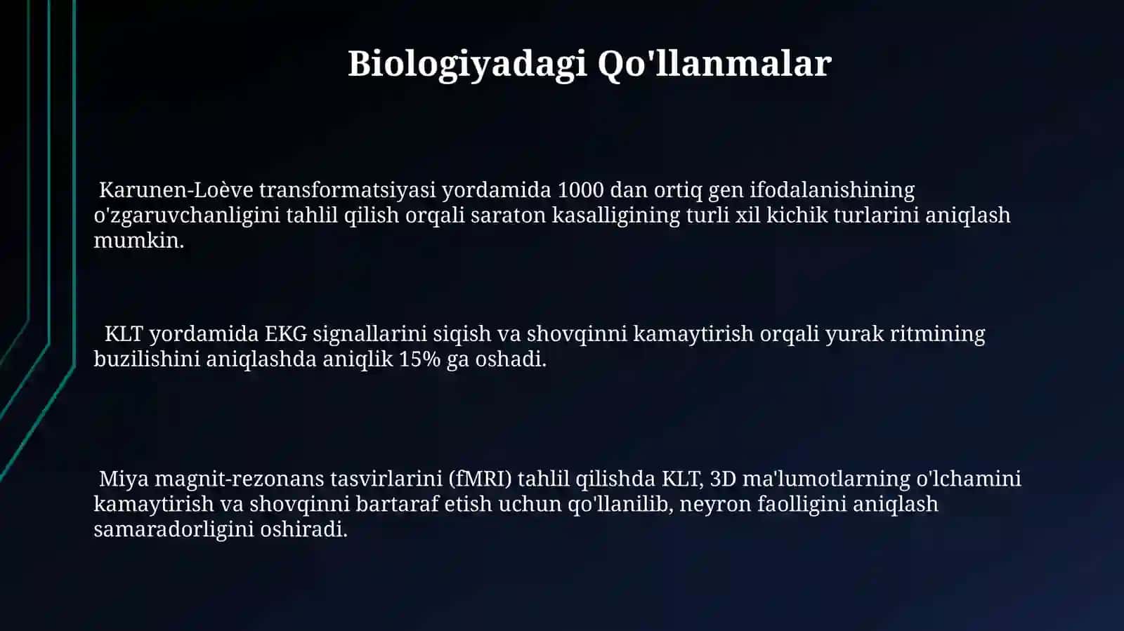 Karrali integrallarning biologiya va medisinadagi tatbiqlari 3