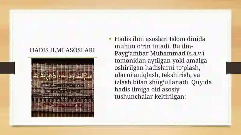 HADIS ILMI ASOSLARI 3