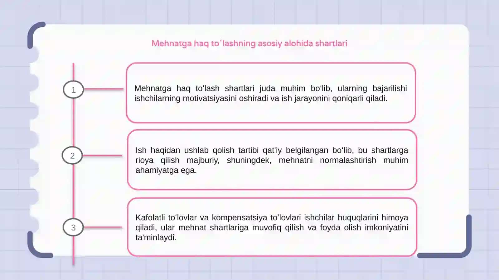 Mehnatga haq toʻlashning alohida shartlari 3