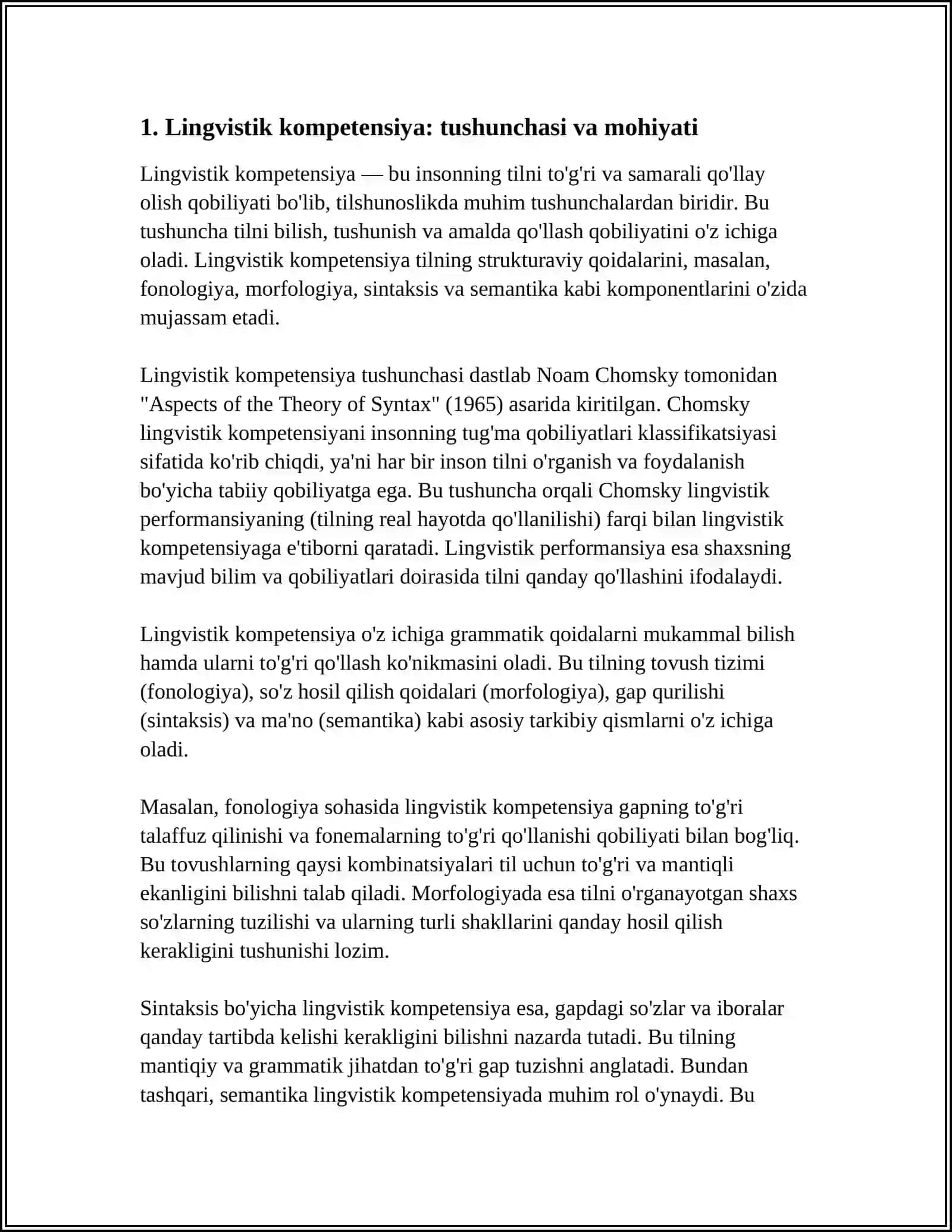 LINGVISTIK KAMPITENSIYA.NUTQNING TALAFFUZ VA IMLO MEʼYORLARI 3