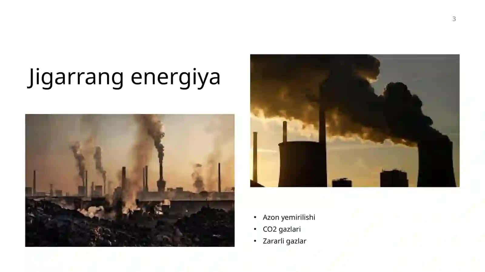 Main problem of the Earth 3