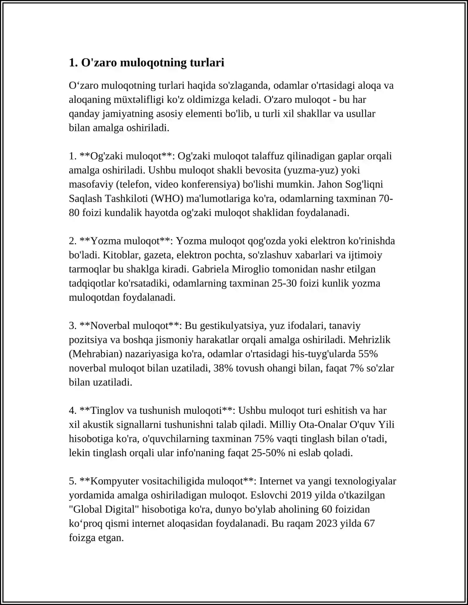 O'ZBEKISTON RESPUBLIKASI OLIY TA’LIM FAN VA INNOVATSIYA VAZIRLIGI 3