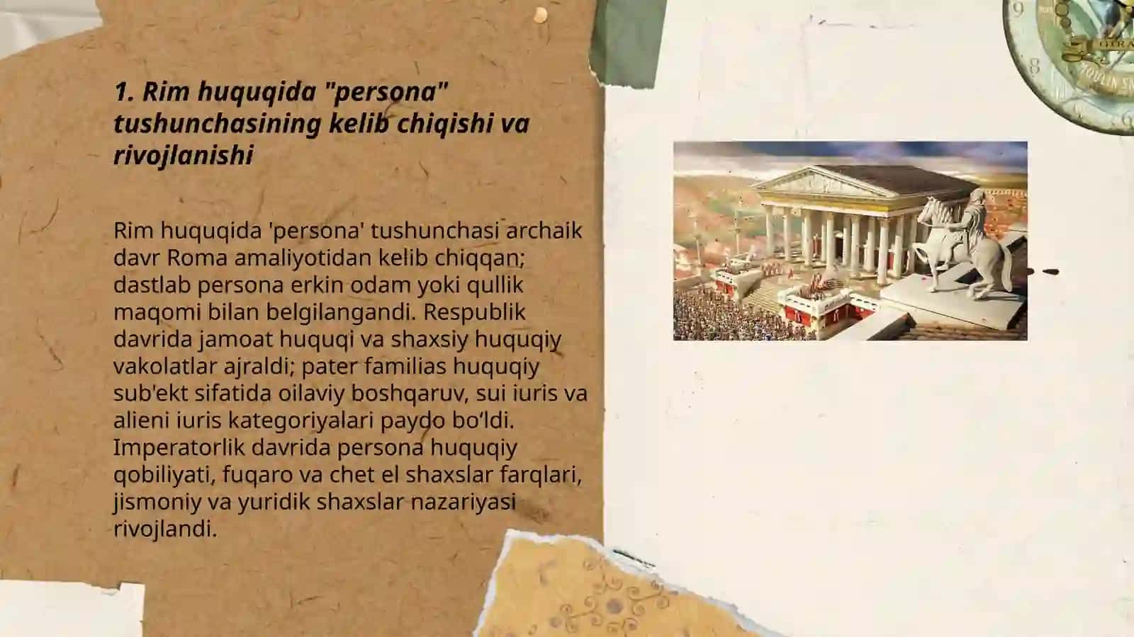 Rim huquqida Islomiy va Yuridik shaxs tushunchas 3