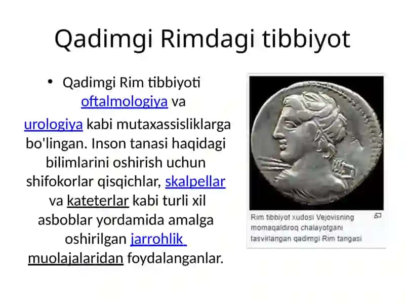 Qadimgi Rim va Gretsiya dajarro xusullari 3