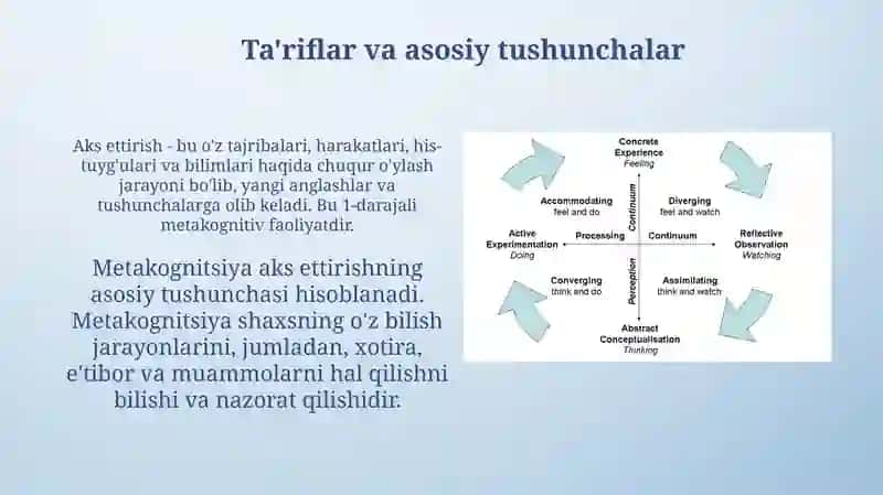 Aks ettirishning psixologik nazariyalari va asoslari 3