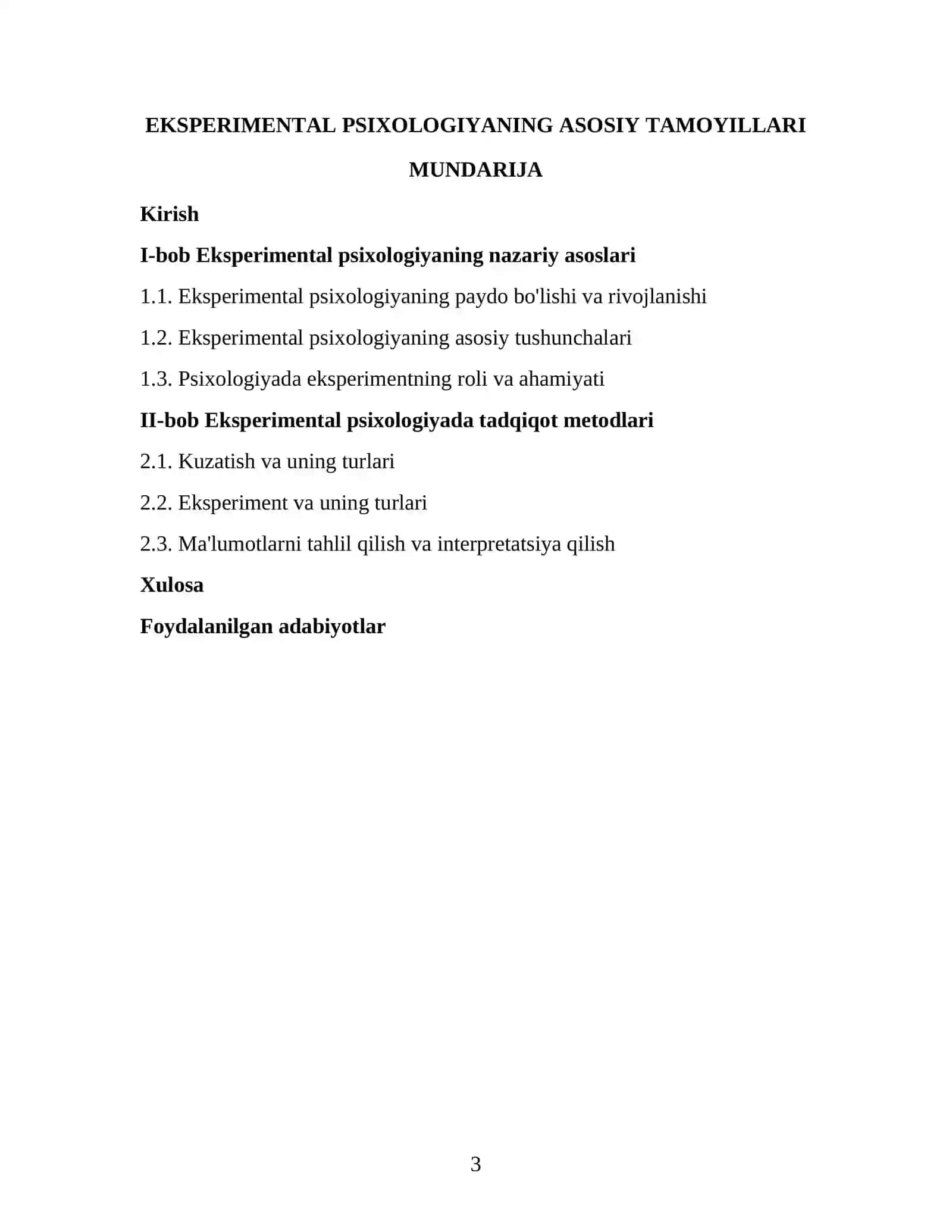 EKSPERIMENTAL PSIXOLOGIYANING ASOSIY TAMOYILLARI 3