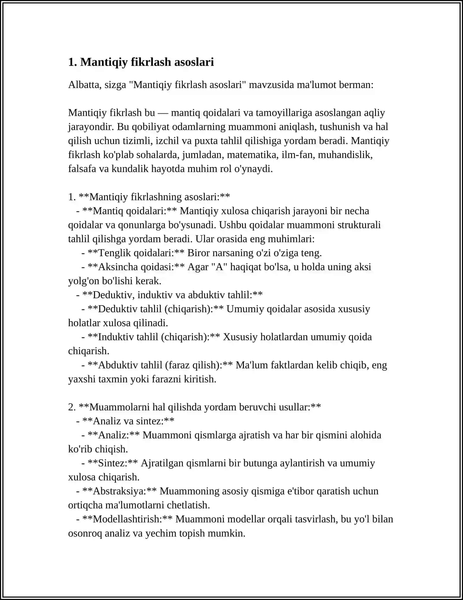MANTIQIY ELEMENTLAR HAQIDA UMUMIY TUSHUNCHALAR 3