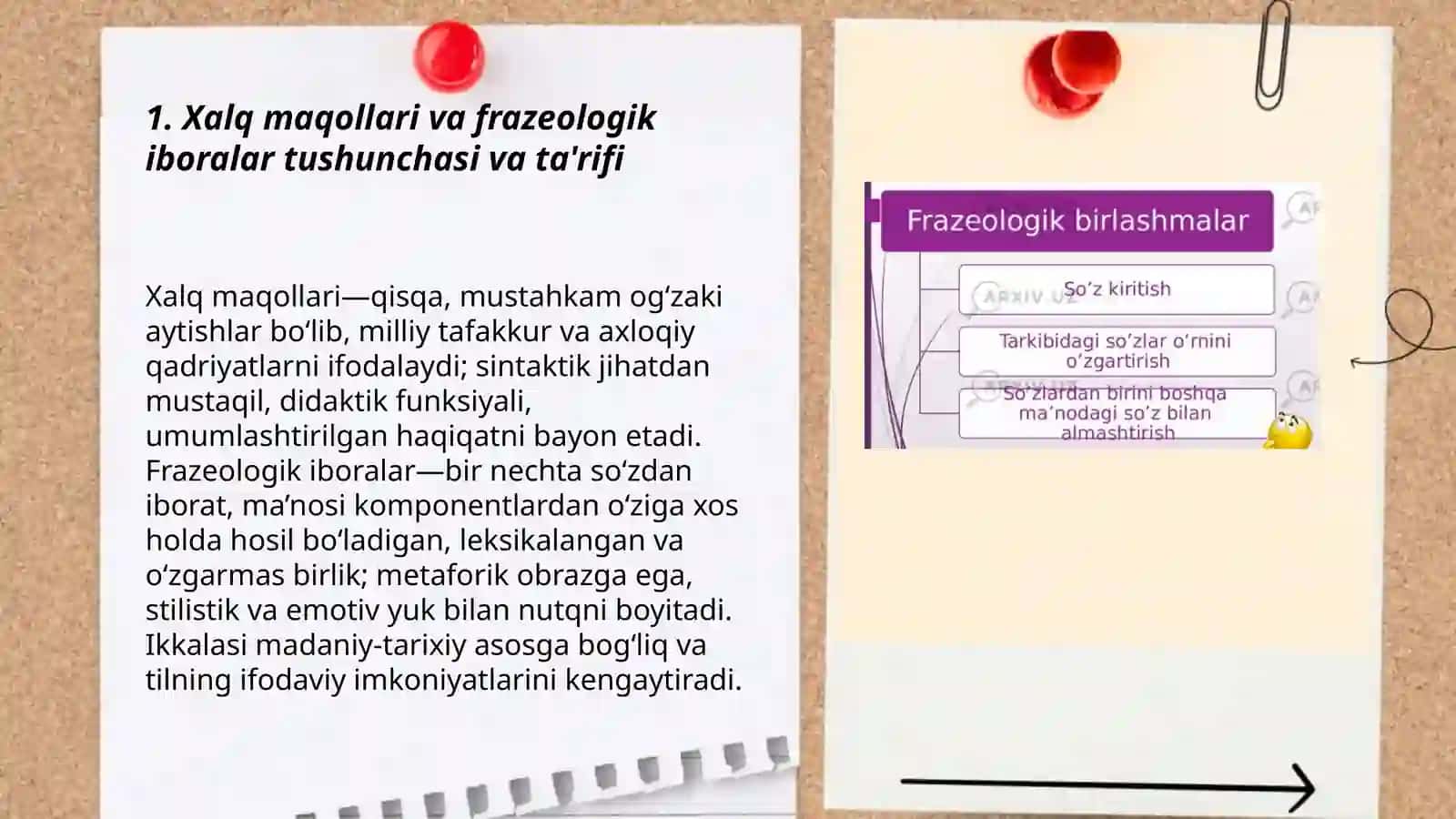 Xalq maqollari va frazeologik iboralardan foydalanish mahorati 3