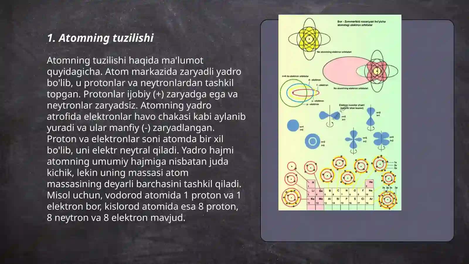 Atom fizikasi mavzulari yuzasidan tahlil 3
