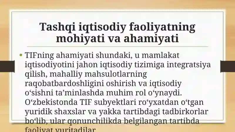 Xojalik yurituvchi subyektlarning tashqi iqtisodiy faoliyati tahlili 3
