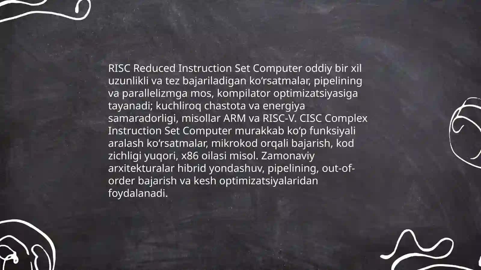 Zamonaviy kompyuterlar, ularning arxitekturasi va apparat ta’minoti 3