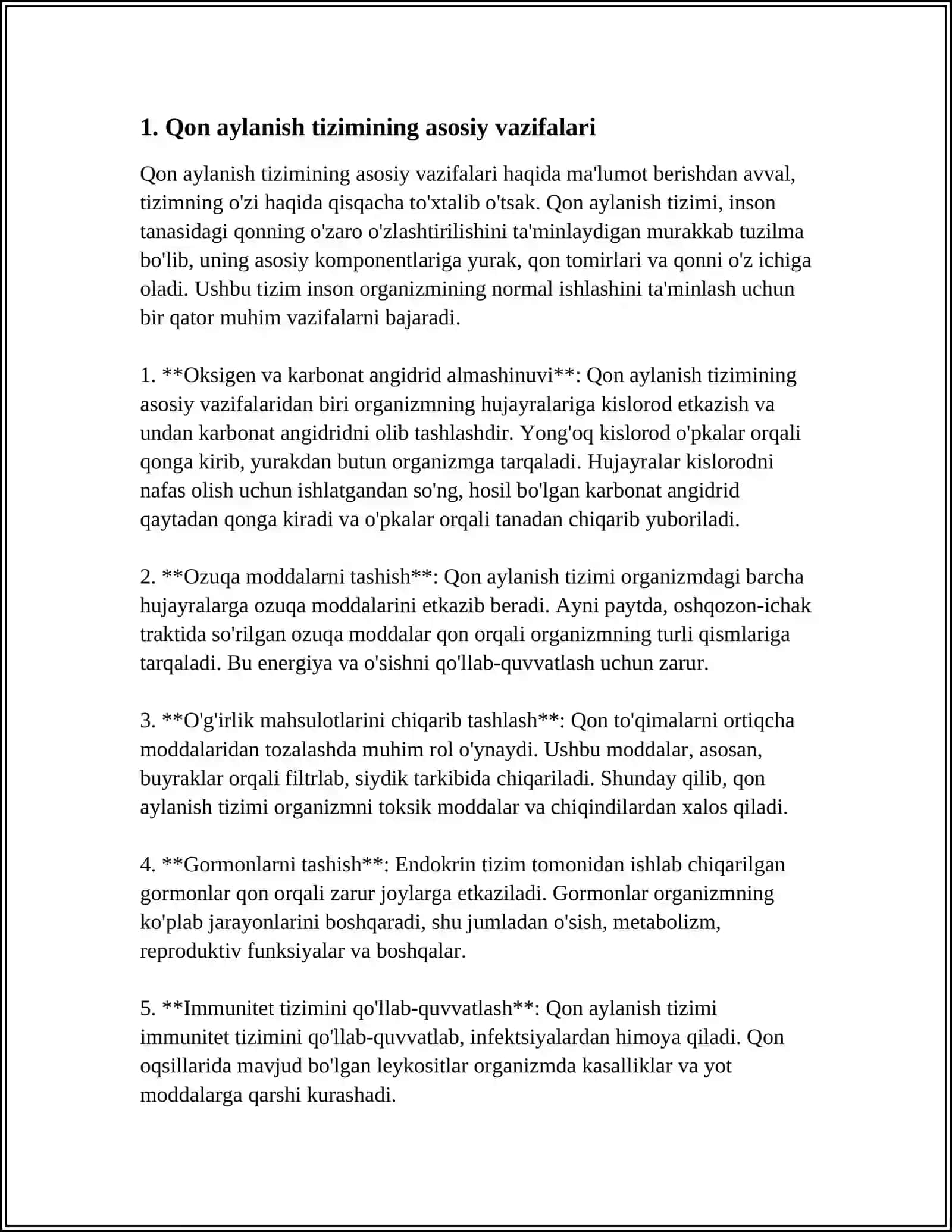 QON AYLANISH SISTEMASINING FIZIK XOSSALARI 3