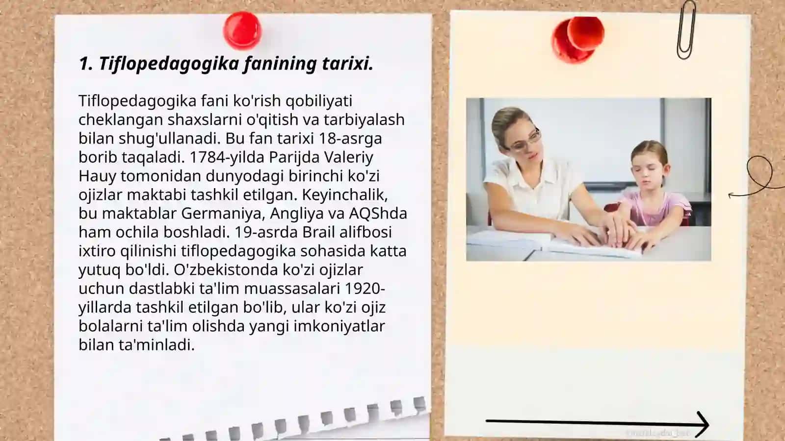 Tiflopedagogika fanining mavzu bahsi va vazifalari 3
