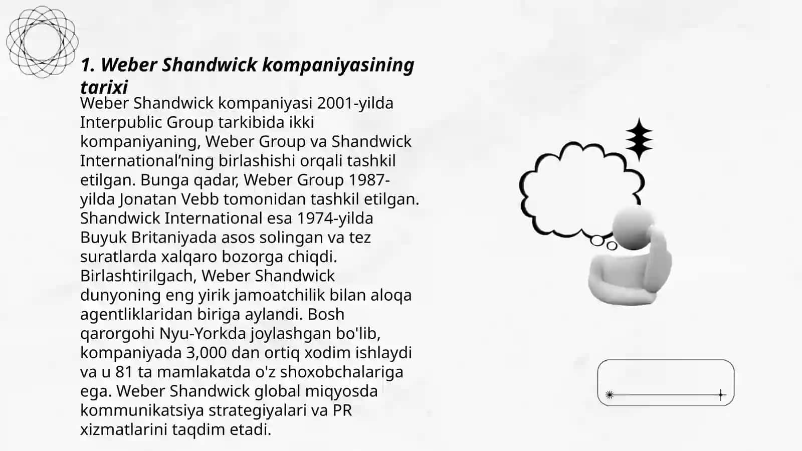 Weber Shandwick PR kompaniyasi haqida 3