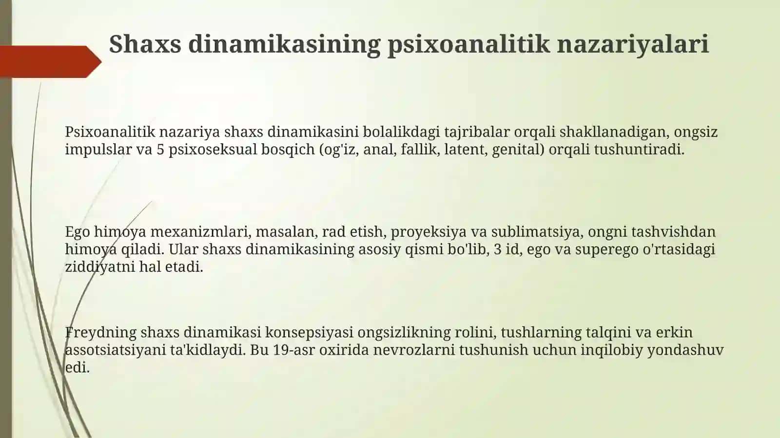 Shaxs dinamik sohasining psixologik konsepsiyalari 3