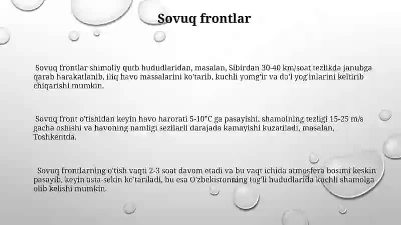 Havо massalari va atmosfera frontlari 3