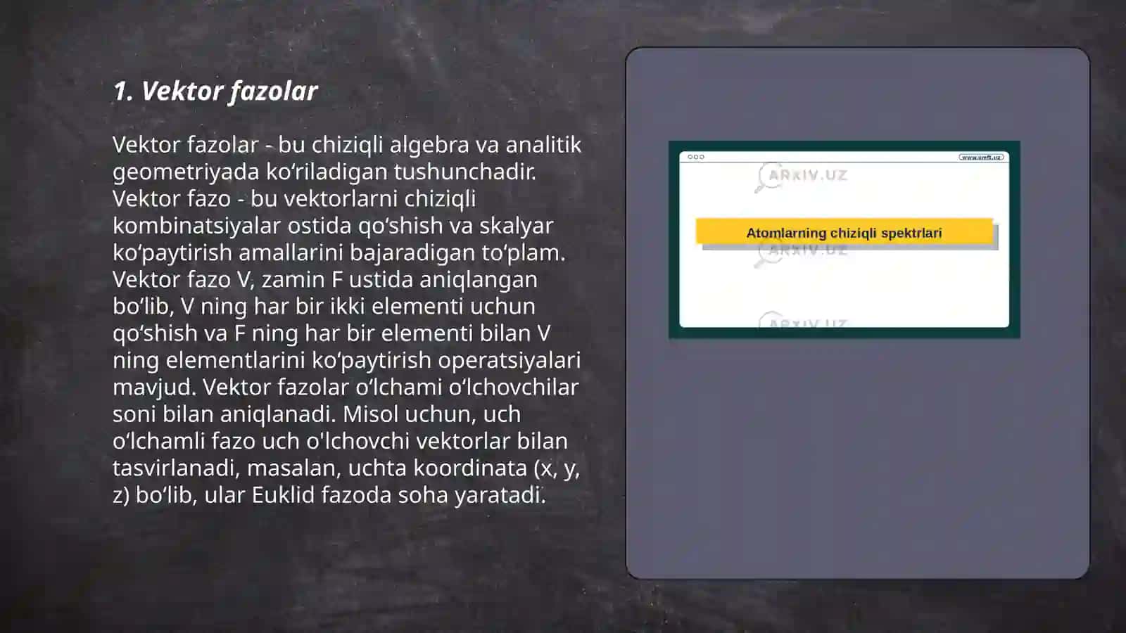 Vektor fazolar 3