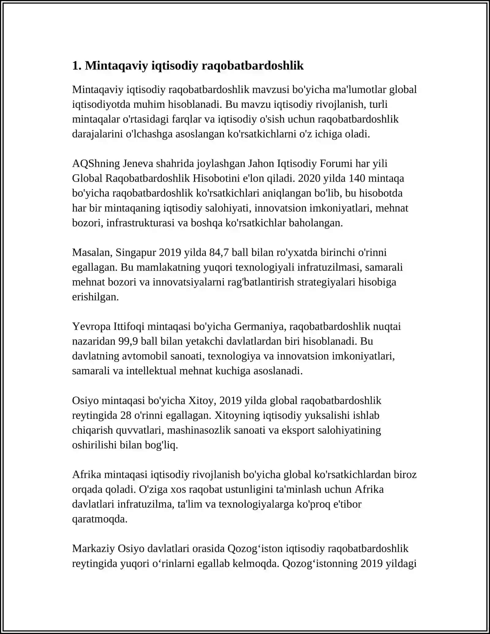 Mintaqaviy iqtisodiy raqobatbardoshlik 3
