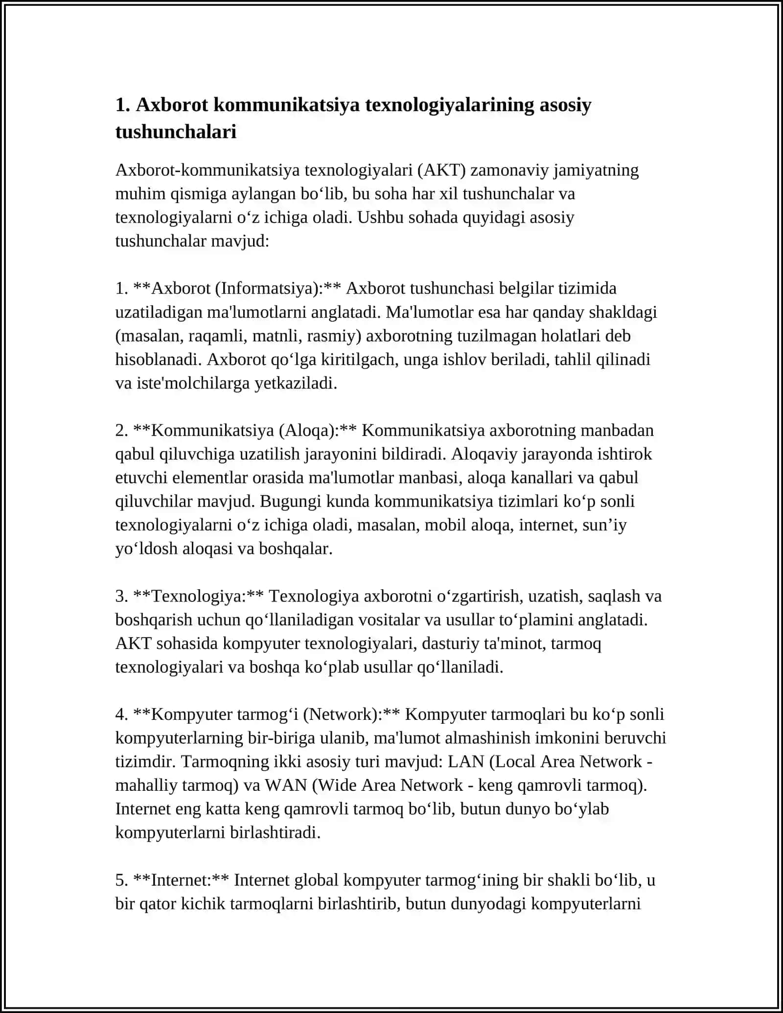 RAQAMLI BOSHQARISH TIZIMLARIDA AXBOROT VA KOMMUNIKATSIYA 3