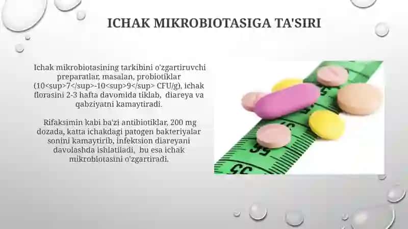 Ichak mikrobiotasiga ta'siri 3
