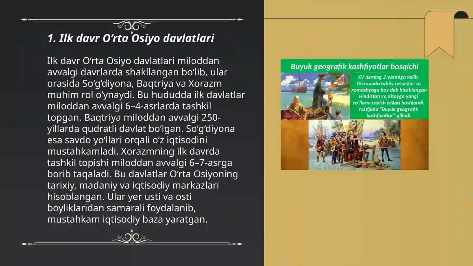 O‘zbek davlatchiligining tarixiy bosqichlari 3
