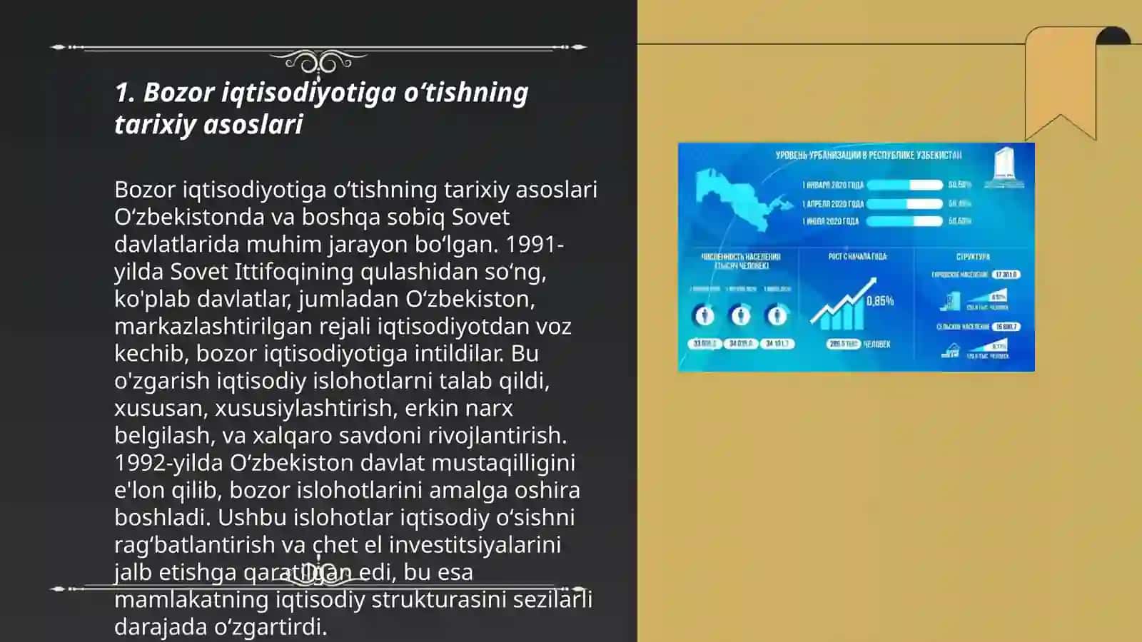 Bozor iqtisodiyotining oʻtish konsepsiyasi 3