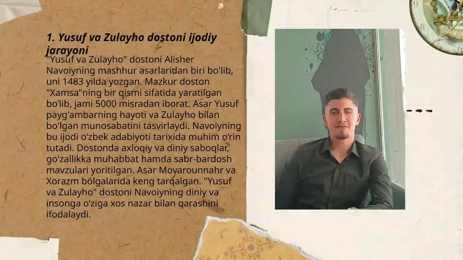 Yusuf va Zulayho dostoni ijodiy jarayoni 3